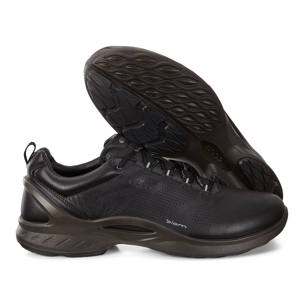 ECCO Mens Hiking Shoes Black - Biom Fjuel Train - MSX-790625